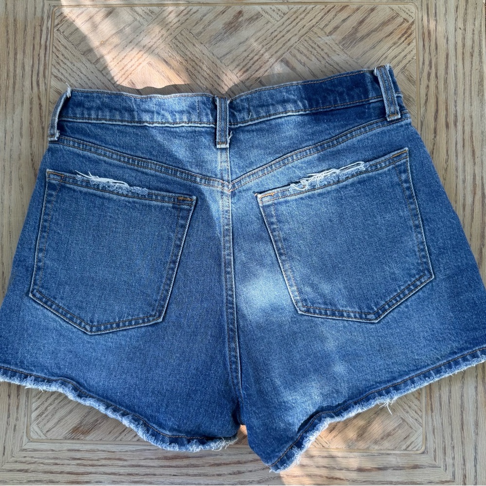 Abercrombie & Fitch Classic Blue Jean Shorts - Picture 2 of 4
